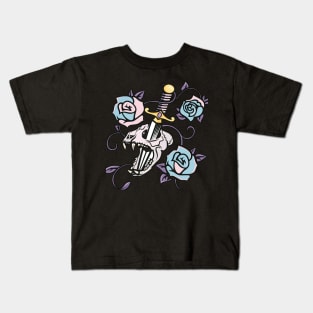 Knife and Roses Kids T-Shirt